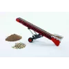 BRUDER 02031 plastikinė atsarginė dalis – konvejerio juosta su sulankstomu vyžiu, juoda/raudona, 1:16