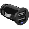 Automobilinis USB įkroviklis Wentronic 44177 – du USB 2.0 prievadai, 2,1 A, juodas