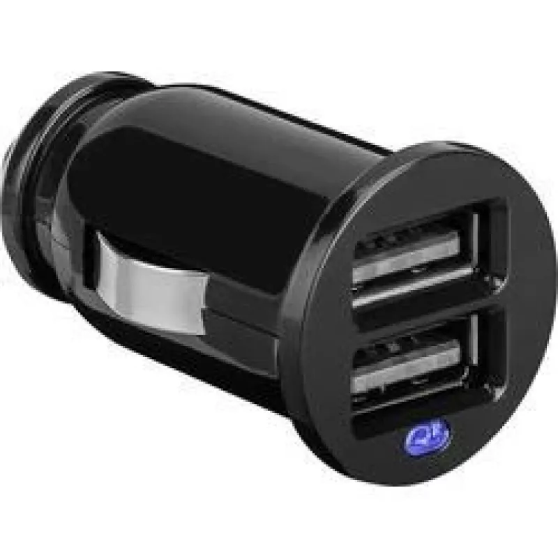 Automobilinis USB įkroviklis Wentronic 44177 – du USB 2.0 prievadai, 2,1 A, juodas