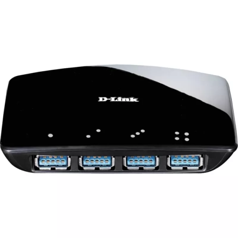 USB 3.0 šakotuvas D-Link DUB-1340 juodas