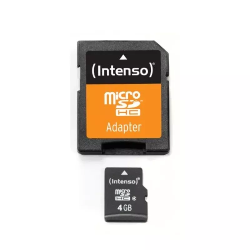 Intenso 4GB MicroSDHC Class 4 atminties kortelė 3403450