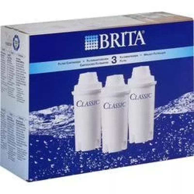 Brita 205386 filtravimo kasetės 3 vnt. Classic pakaitinės kasetės (205386)