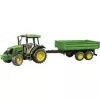 BRUDER John Deere 5115 M traktorius su verčiamu priekabu