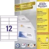 Avery 3659 lipnūs etikečių lapai, stačiakampiai, nuolatiniai, balti, 1200 vnt.
