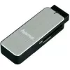 Kortelių skaitytuvas Hama 123900 USB 3.2 Gen 1, juodas, sidabrinis