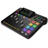 Studijos valdiklis RØDE Caster Pro II juodas – 4 XLR/TRS kombinuotos jungtys, 4 ausinių išėjimai, 8 pagalvėlės, jutiklinis ekranas, Wi‑Fi, Bluetooth, USB‑C