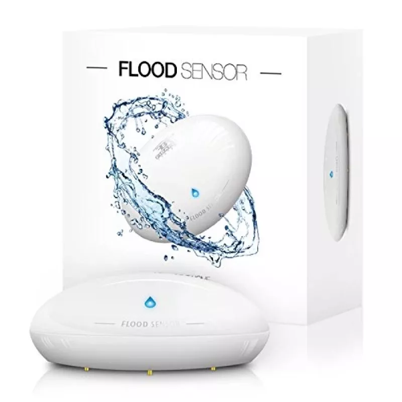 Fibaro FGFS-101-ZW5 temperatūros ir drėgmės jutiklis, vidaus/lauko, belaidis, pastatomas