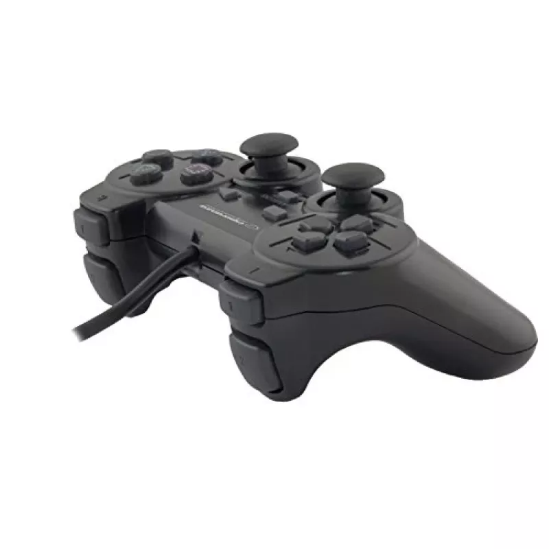 Esperanza EG106 žaidimų pultas PC, PlayStation 2, PlayStation 3, analoginis/digitalinis, USB 2.0, juodas