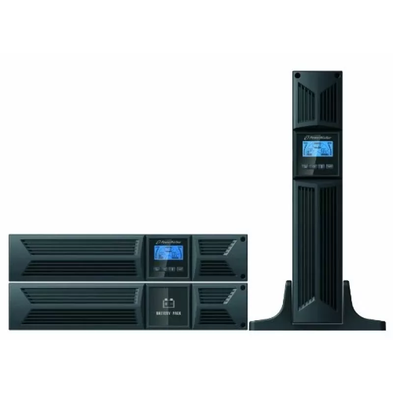 PowerWalker VI 1500RT LCD nepertraukiamo maitinimo šaltinis (UPS) 1,5 kVA 1350 W 8 IEC lizdai