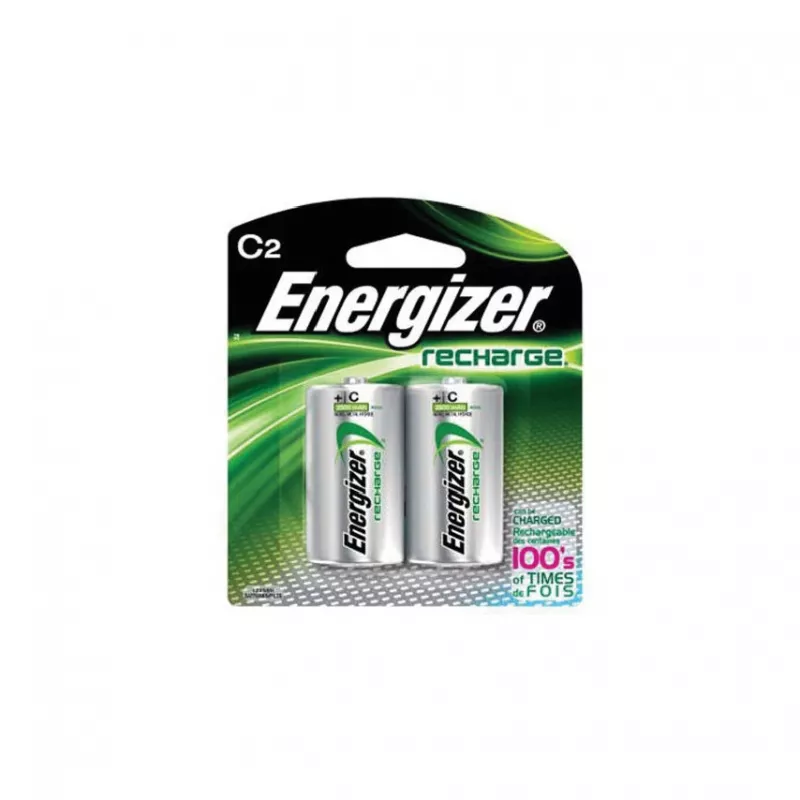Energizer ACCU Power Plus įkraunamos NiMH C baterijos, 2500mAh, 2 vnt.