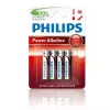Philips Power Alkaline AAA baterijos, 4 vnt. pakuotė