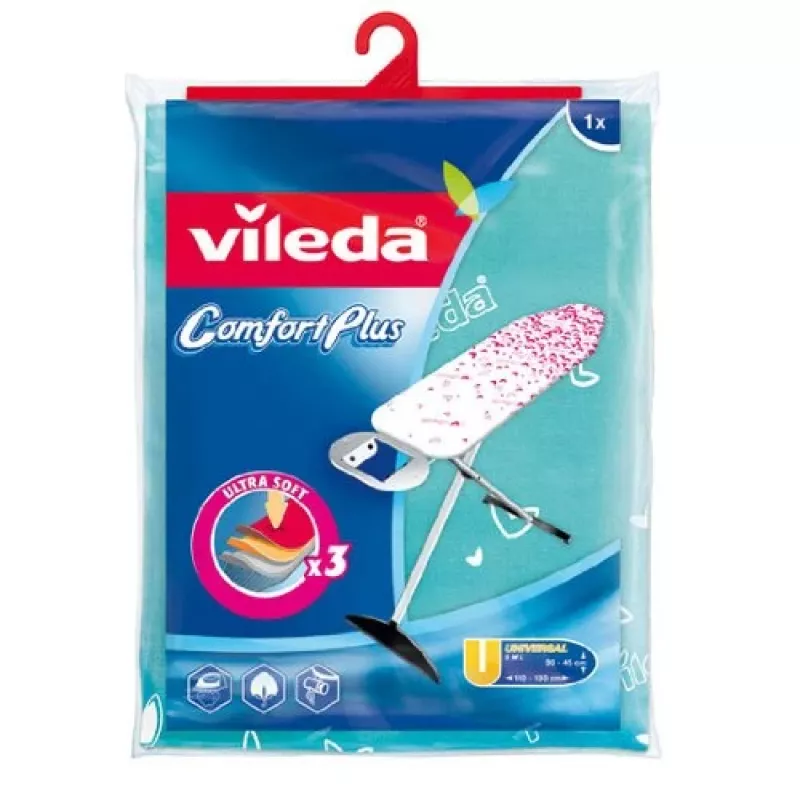 Vileda Comfort Plus lyginimo lentos užvalkalas, asortimentas