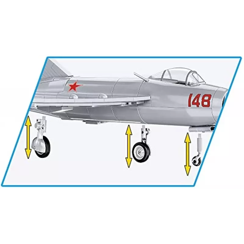 COBI Istorinė kolekcija Korėjos karas MIG-15 NATO kodas Fagot Sovietinis reaktyvinis lėktuvas