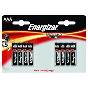 Šarminės AAA baterijos Energizer E92 — 8 vnt. lizdinė pakuotė