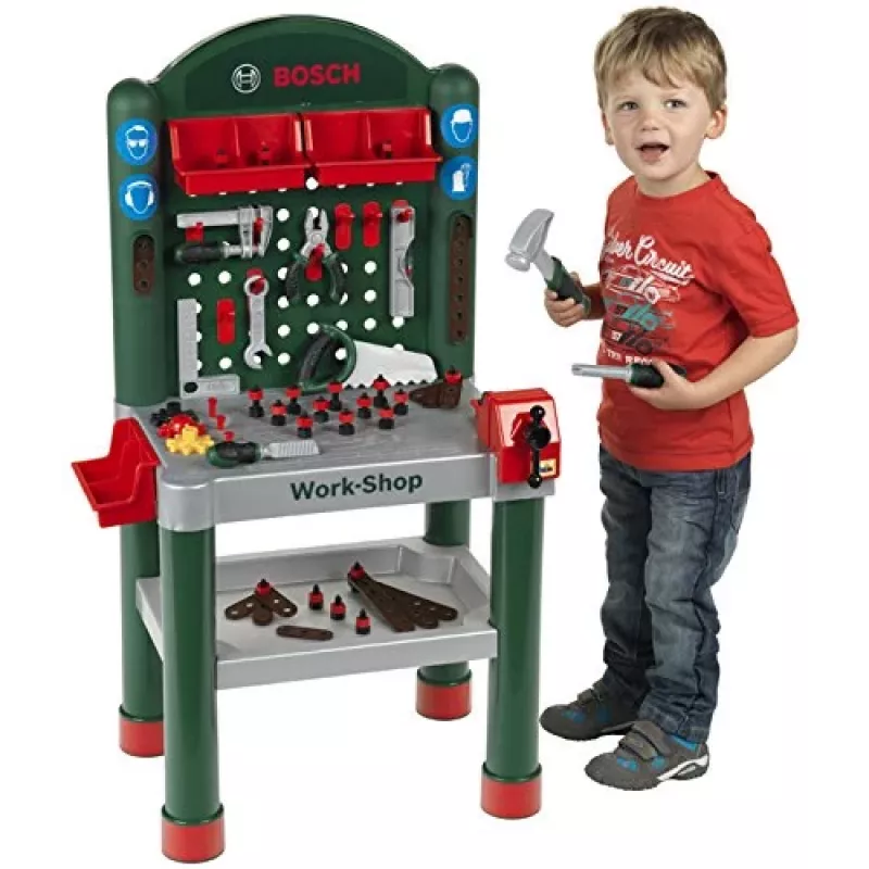 Klein Toys Bosch Werkbank (8320) – vaikiškas darbastalis