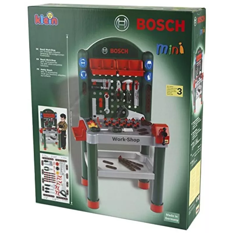 Klein Toys Bosch Werkbank (8320) – vaikiškas darbastalis