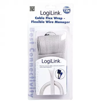 LogiLink KAB0007 kabelio raištis pilkas
