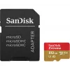 „SanDisk Extreme“ 512 GB microSDXC atminties kortelė UHS-I A1 V30 U3 10 klasė, skaitymas 190 MB/s, rašymas 130 MB/s, su SD adapteriu