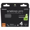 Įkraunamos baterijos PANASONIC ENELOOP PRO AA 2500 mAh 4 vnt. + dėklas (BK-3HCDE/4CP+CASE)
