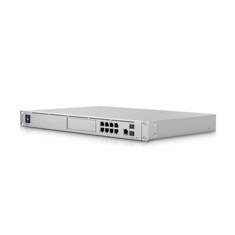 Tinklo šliuzas UBIQUITI Dream Machine Special Edition — stovas 1U, 8x RJ-45 LAN, PoE, 1,7 GHz procesorius, 4 GB DDR4, 16 GB „flash“, 3,3 cm lietimui jautrus ekranas