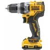 Pistolinė rankena gręžtuvas DeWalt DCD703L2T-QW — 12V, 3.0Ah x2, 1500 RPM, 10 mm greitai užveržiama griebtuvė, 25.5 N·m, 0.9 kg