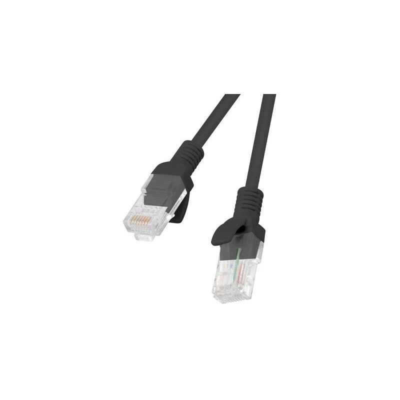Lanberg PCU5-10CC-1000-BK tinklo kabelis juodas 10 m Cat5e U/UTP (PCU5-10CC-1000-BK)