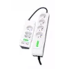 OFFICE PLUS 7 lizdų apsauginis filtras 250 V baltas (T/LZ06-OFP018/0000) - Ever