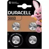 Baterija monetinė Duracell CR2032 3V ličio – 4 vnt. pakuotė