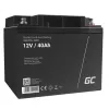 UPS baterija Green Cell AGM22 — Sandarus švino rūgšties akumuliatorius 12V 40Ah (VRLA), 170×165×197 mm, 12,1 kg
