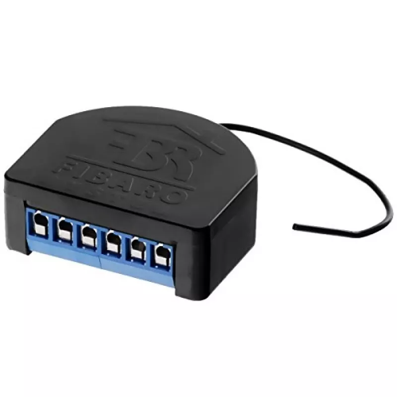 Dimmer 2 Z-Wave Plus universalus reguliavimo modulis apšvietimui, 250 W, 3,6 V, juodas