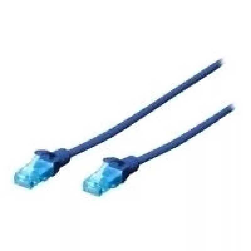 Digitus 0,25 m Cat5e U/UTP tinklo laidas mėlynas U/UTP (UTP)
