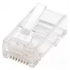 Intellinet 502375 RJ-45 laidų jungtis, skaidri
