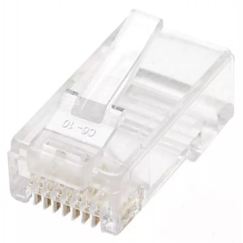 Intellinet 502375 RJ-45 laidų jungtis, skaidri