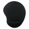 Pelės kilimėlis GEMBIRD MP-ERGO-01 su putų riešo atrama, 240×200 mm, 4 mm storis, juodas