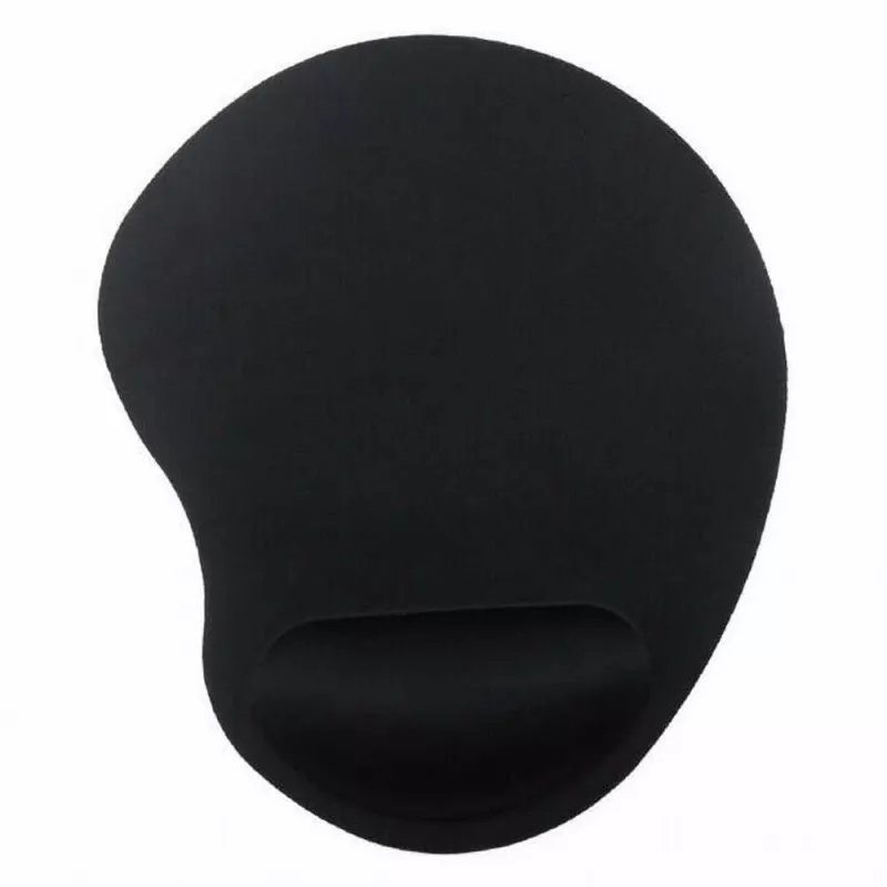 Pelės kilimėlis GEMBIRD MP-ERGO-01 su putų riešo atrama, 240×200 mm, 4 mm storis, juodas