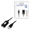 LogiLink USB 2.0 kartotuvinis laidas - 5 m USB A laidas