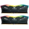 Teamgroup Delta RGB 32 GB (2x 16 GB) DDR5-6000 CL30 juoda atminties rinkinys