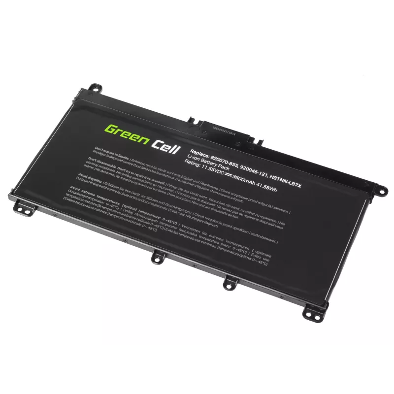 Baterija Green Cell HP145, skirta HP Pavilion (LiPo 3600 mAh, 11,55 V, juoda)