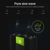 Automobilinis keitiklis Green Cell INV21 6000 W, 24V DC į AC, 230V išėjimas, 2x USB PD, aktyvus aušinimas, nuimamos DC jungtys, juodas