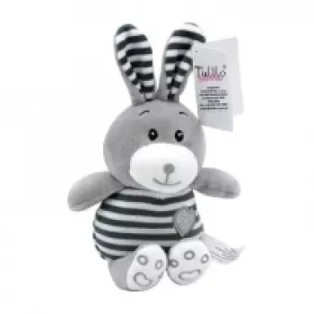 Minkštas žaislas TULILO Striped Cuddles Rabbit 26 cm dryžuotas triušis