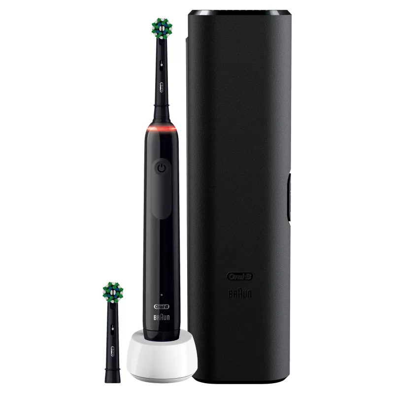 Oral-B Pro 3 3500 besukinis dantų šepetėlis suaugusiems juodas