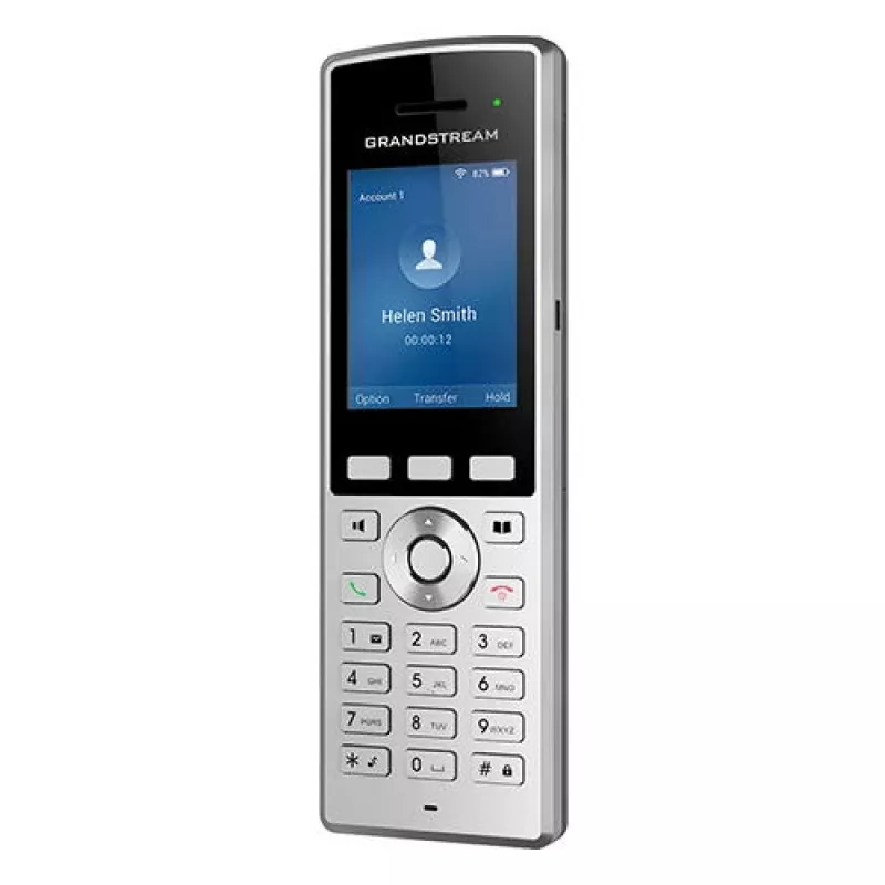 Grandstream Networks WP822 IP telefonas Juoda, Sidabrinė 2 linijos LCD Wi-Fi