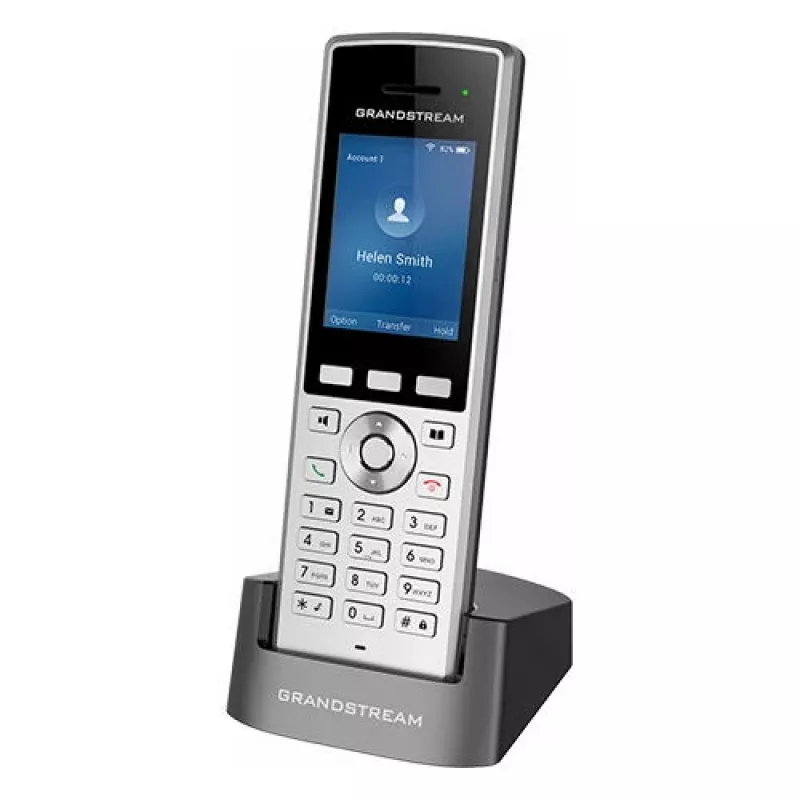 Grandstream Networks WP822 IP telefonas Juoda, Sidabrinė 2 linijos LCD Wi-Fi