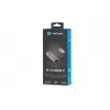 USB centras NATEC Cricket USB 3.2 Gen 1 Type-A su RJ-45 Ethernet 1000 Mbit/s, aliuminio korpusas, juoda