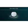 Shelly H&T, belaidis temperatūros ir drėgmės jutiklis, kompaktiškas, WiFi, higrometras, išmanieji namai, programėlė iOS/Android – juoda