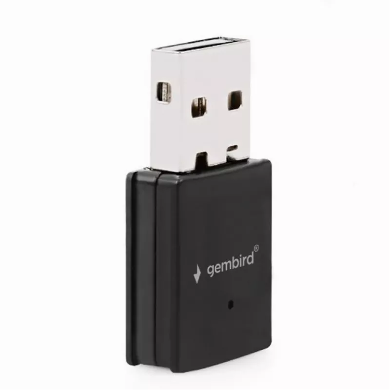 USB 2.0 Wi-Fi adapterius Gembird WNP-UA300-01 — RTL8192EU, 2.4 GHz, 802.11b/g/n, 300 Mbps