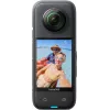 Veiksmo kamera Insta360 X3 — 72 MP, 5K itin didelės raiškos (5760×2880), 100 kadrų/s, CMOS, Wi‑Fi, įmontuotas ekranas, MicroSD, 0,508 kg, juoda