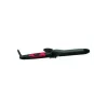 Garbanojimo žnyplės Esperanza PENELOPE – 32 mm keraminis tiesus cilindras, iki 180°C, 45 W, 230 V, 1,7 m laidas, juoda/rožinė