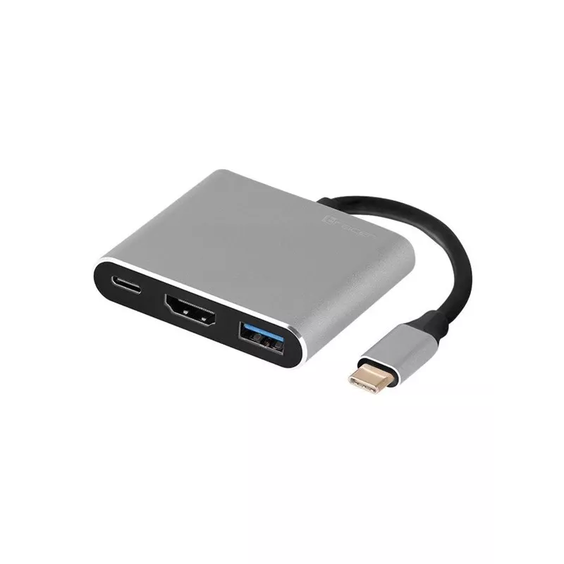 Adapteris TRACER A-1, USB-C į HDMI 4K, USB 3.0, PD 100W