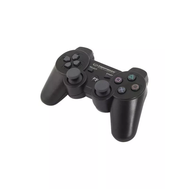 Esperanza EGG109K žaidimų pultas juodas Bluetooth valdiklis analoginis PlayStation 3